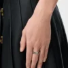 Anillo apilado de plata esterlina Anillo apilado de plata esterlina
