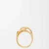 Anillo apilado de plata esterlina y esmalte Anillo apilado de plata esterlina y esmalte