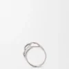 Anillo apilado de plata esterlina y esmalte Anillo apilado de plata esterlina y esmalte