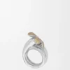Anillo «Flor» en plata esterlina y cristales Anillo «Flor» en plata esterlina y cristales