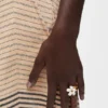 Anillo Flor en plata esterlina y esmalte Anillo Flor en plata esterlina y esmalte