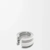 Anillo gráfico de loewe en plata esterlina Anillo gráfico de loewe en plata esterlina