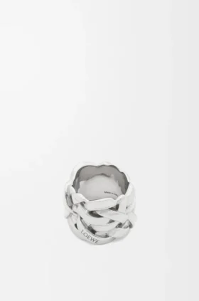 Anillo «Nest» en plata esterlina y esmalte