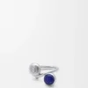 Anillo «Pebble» de Anagram en plata de ley y lapislázuli Anillo «Pebble» de Anagram en plata de ley y lapislázuli