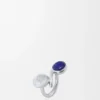 Anillo «Pebble» de Anagram en plata de ley y lapislázuli Anillo «Pebble» de Anagram en plata de ley y lapislázuli