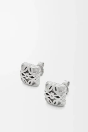 Aretes Anagram Bombé en plata esterlina
