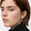 Aretes Blueberry de plata esterlina y perla Aretes Blueberry de plata esterlina y perla