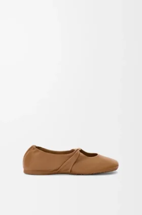 Bailarinas «Pebble Soft» en piel de cordero napa