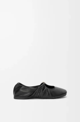 Bailarinas «Pebble Soft» en piel de cordero napa
