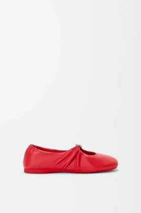 Bailarinas «Pebble Soft» en piel de cordero napa