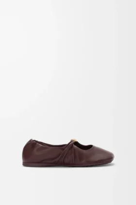 Bailarinas «Pebble Soft» en piel de cordero napa