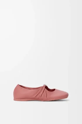 Bailarinas «Pebble Soft» en piel de cordero napa