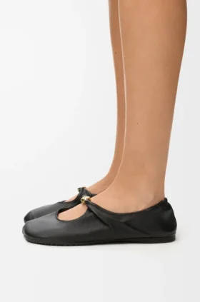 Bailarinas «Pebble Soft» en piel de cordero napa