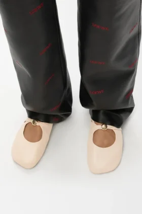 Bailarinas «Pebble Soft» en piel de cordero napa
