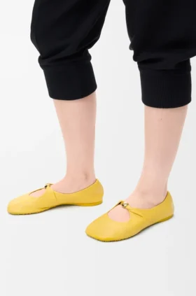 Bailarinas «Pebble Soft» en piel de cordero napa