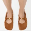 Bailarinas suaves «Pebble» en piel de cabra de gamuza Bailarinas suaves «Pebble» en piel de cabra de gamuza