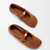 Bailarinas suaves «Pebble» en piel de cabra de gamuza Bailarinas suaves «Pebble» en piel de cabra de gamuza