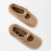 Bailarinas suaves «Pebble» en piel de oveja Bailarinas suaves «Pebble» en piel de oveja