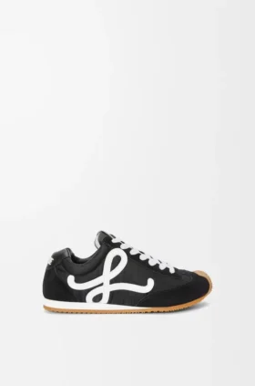 Ballet Runner 2.0 en nylon y piel de becerro