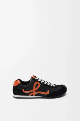 Ballet Runner 2.0 en nylon y piel de becerro