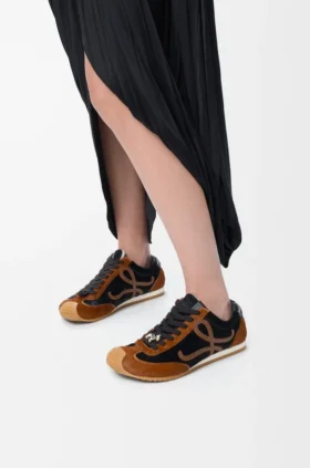 Ballet Runner 2.0 en piel de becerro peluda