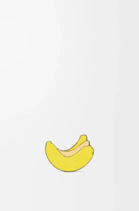 Banana Dice en piel de becerro clásica