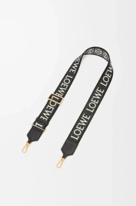 Bandolera Anagram Jacquard y piel de becerro