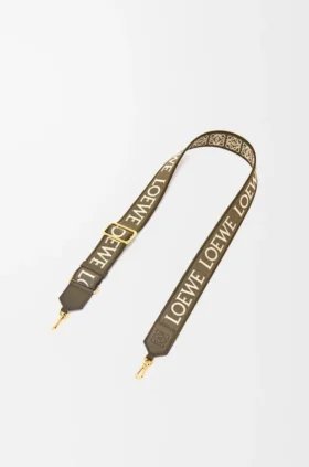 Bandolera Anagram Jacquard y piel de becerro