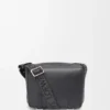 Bandolera Military XS en piel de becerro lisa y suave con jacquard Bandolera Military XS en piel de becerro lisa y suave con jacquard