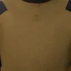 Blusa de manga larga en mezcla de algodón Blusa de manga larga en mezcla de algodón