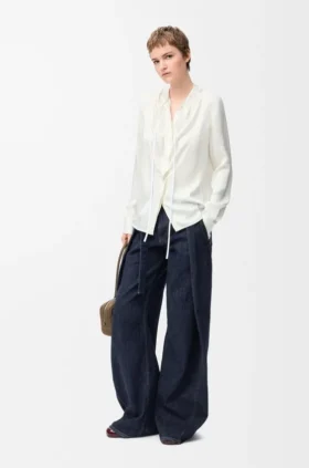 Blusa de seda