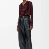 Blusa de seda Blusa de seda