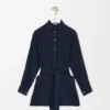 Blusa de seda con cinturón Blusa de seda con cinturón
