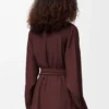 Blusa de seda con cinturón Blusa de seda con cinturón
