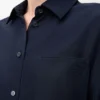 Blusa de seda con cinturón Blusa de seda con cinturón
