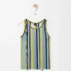 Blusa en mezcla de viscosa y algodón