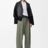 Blusa tipo pijama en piel de cordero napa Blusa tipo pijama en piel de cordero napa
