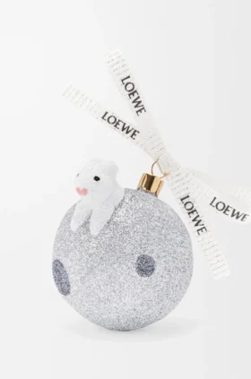 Bola Bunny on the moon de cristal soplado