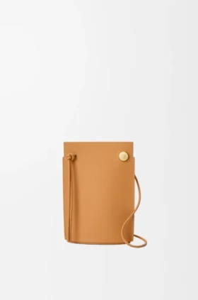 Bolsa para dados Pebble en piel de becerro clásica