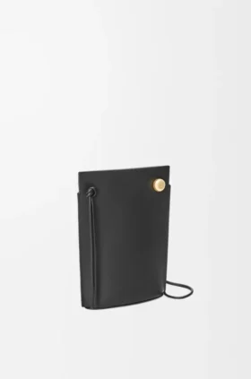 Bolsa para dados Pebble en piel de becerro clásica