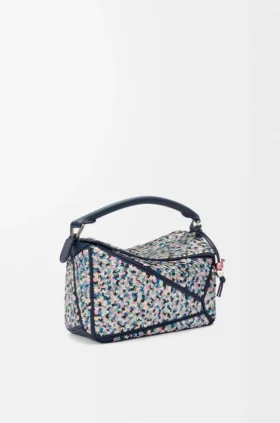Bolsa «Puzzle 10 Confetti» en piel de becerro clásica
