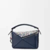 Bolsa «Puzzle 10 Confetti» en piel de becerro clásica