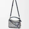 Bolsa «Puzzle 10 Confetti» en piel de becerro clásica