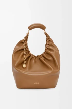 Bolsa «Squeeze» mediana en piel de cordero napa suave