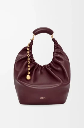 Bolsa «Squeeze» mediana en piel de cordero napa suave