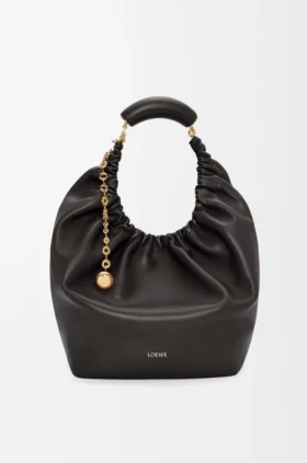 Bolsa «Squeeze» mediana en piel de cordero napa suave