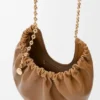 Bolsa «Squeeze» mediana en piel de cordero napa suave