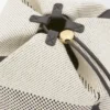 Bolsa «Treasure Bako» en jacquard de lona y piel de becerro Bolsa «Treasure Bako» en jacquard de lona y piel de becerro