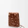 Bolsita «Pebble» en piel de oveja estampada Bolsita «Pebble» en piel de oveja estampada