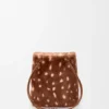 Bolsita «Pebble» en piel de oveja estampada Bolsita «Pebble» en piel de oveja estampada